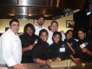 Zola chefs with Brainfood participants